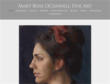 Tablet Screenshot of oconnellfineart.com